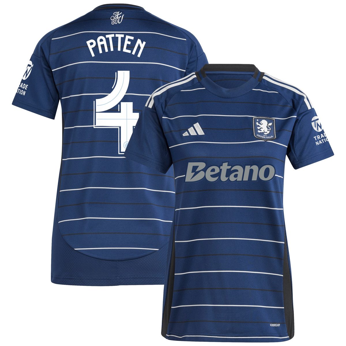 aston villa adidas third shirt 2024-25 – womens with patten 4 cup printing Collection | Official Aston Villa FC Gear Online