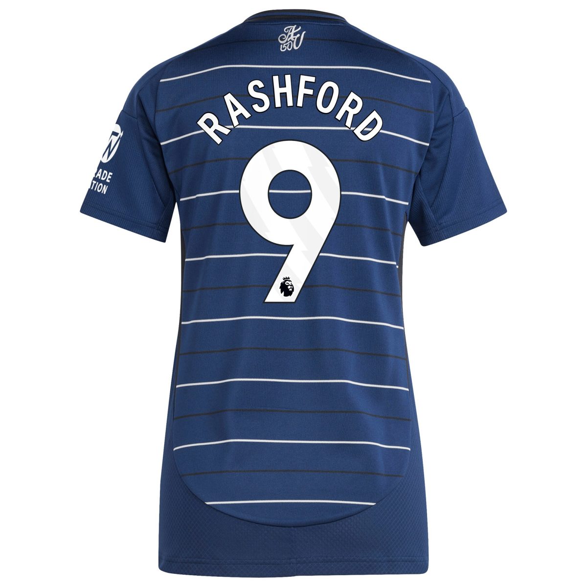 aston villa adidas third shirt 2024-25 – womens with rashford 9 printing Collection | Official Aston Villa FC Gear Online