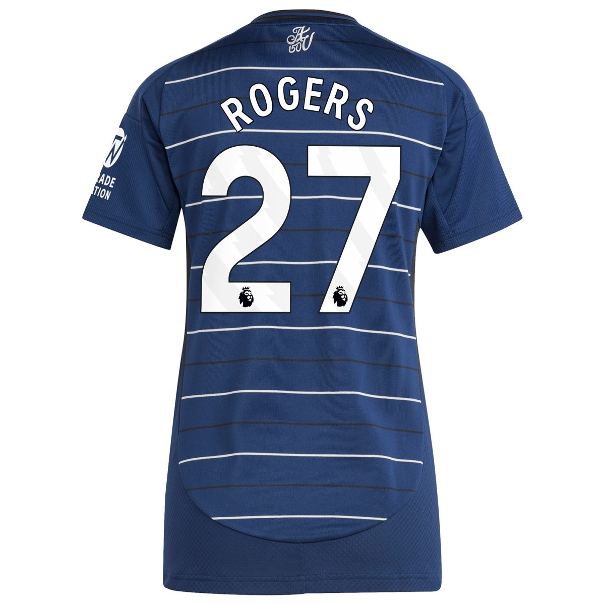 aston villa adidas third shirt 2024-25 – womens with rogers 27 printing Collection | Official Aston Villa FC Gear Online