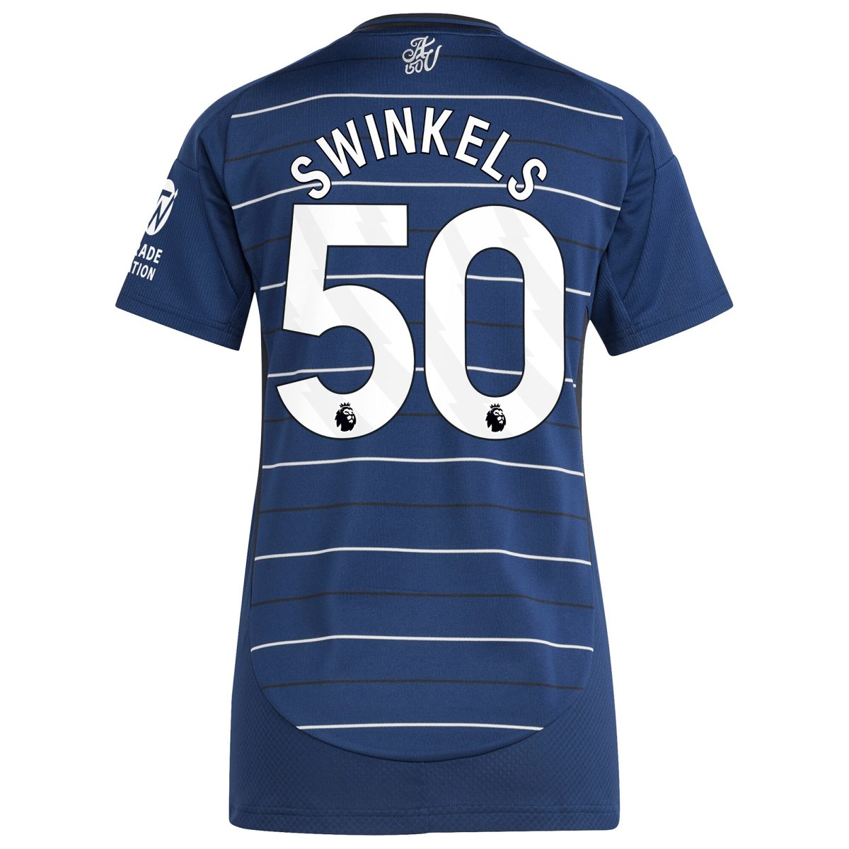 aston villa adidas third shirt 2024-25 – womens with swinkels 50 printing Collection | Official Aston Villa FC Gear Online
