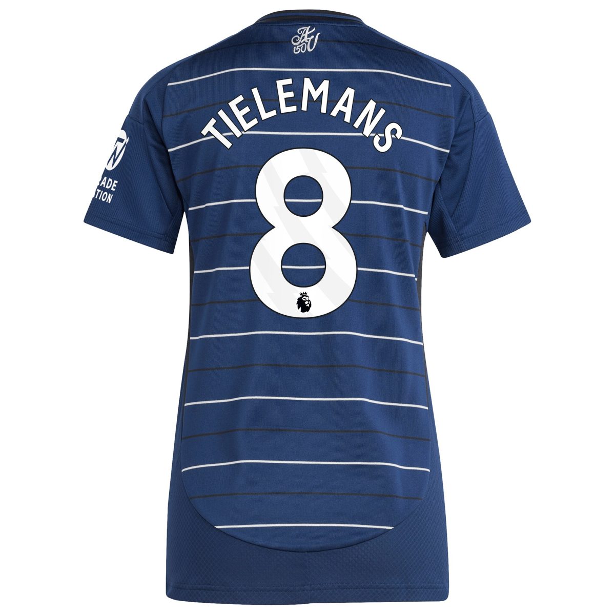 aston villa adidas third shirt 2024-25 – womens with tielemans 8 printing Collection | Official Aston Villa FC Gear Online