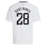aston villa adidas wsl away shirt 2024-25 – kids with gabi nunes 28 printing Collection | Official Aston Villa FC Gear Online