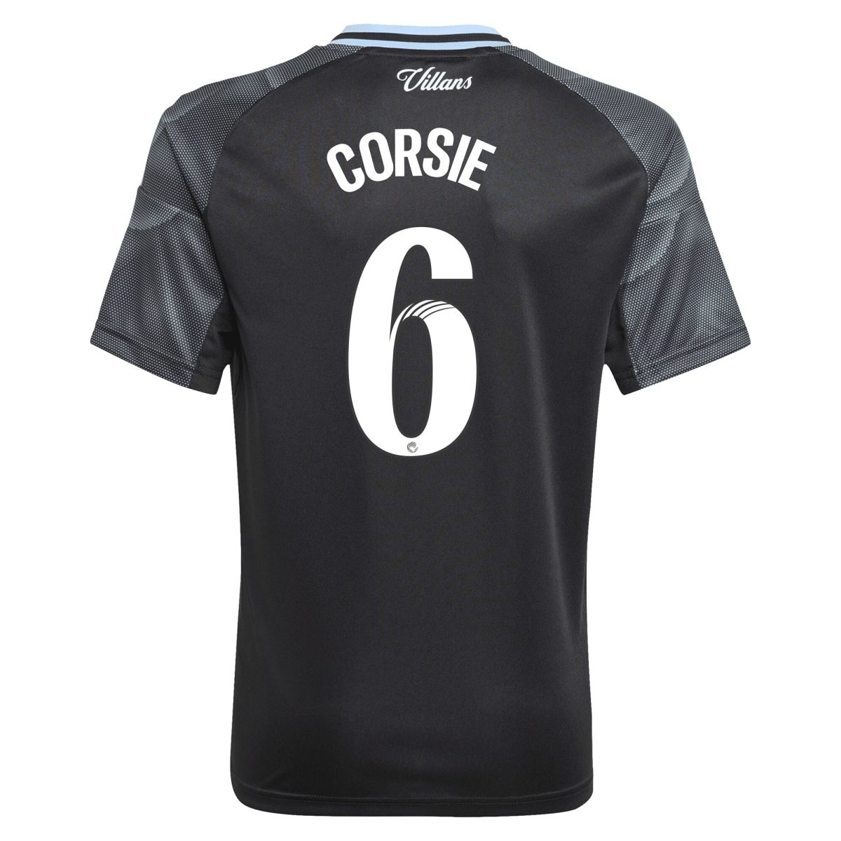 aston villa adidas wsl away shirt 2025-26 – kids with corsie 6 printing Collection | Official Aston Villa FC Gear Online