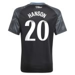aston villa adidas wsl away shirt 2025-26 – kids with hanson 20 printing Collection | Official Aston Villa FC Gear Online