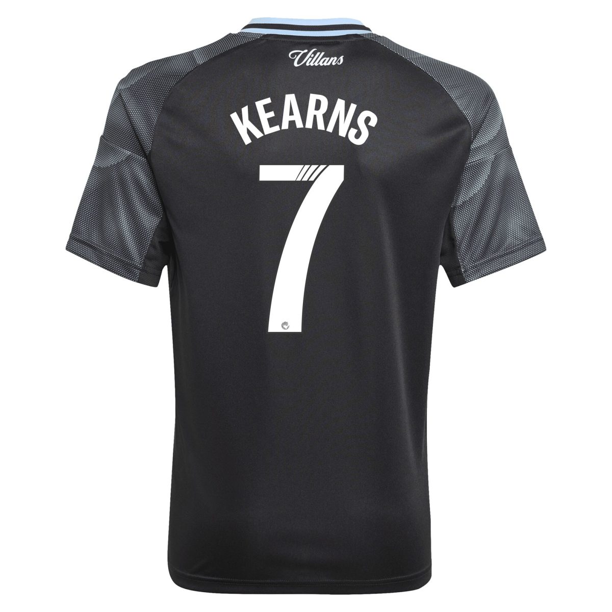 aston villa adidas wsl away shirt 2025-26 – kids with kearns 7 printing Collection | Official Aston Villa FC Gear Online