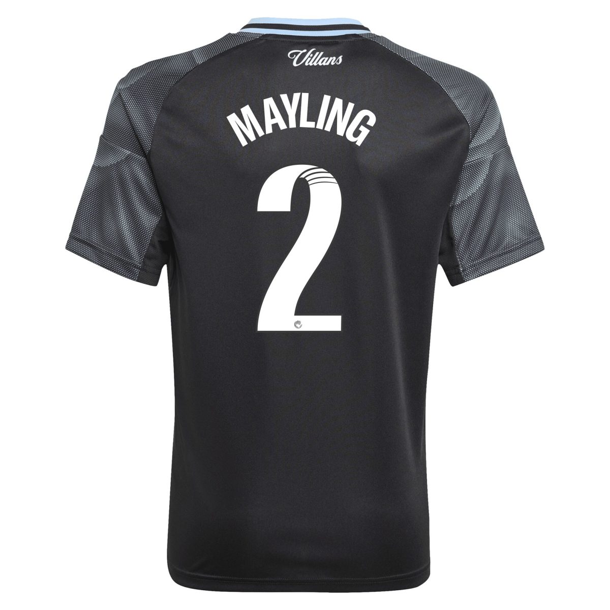 aston villa adidas wsl away shirt 2025-26 – kids with mayling 2 printing Collection | Official Aston Villa FC Gear Online