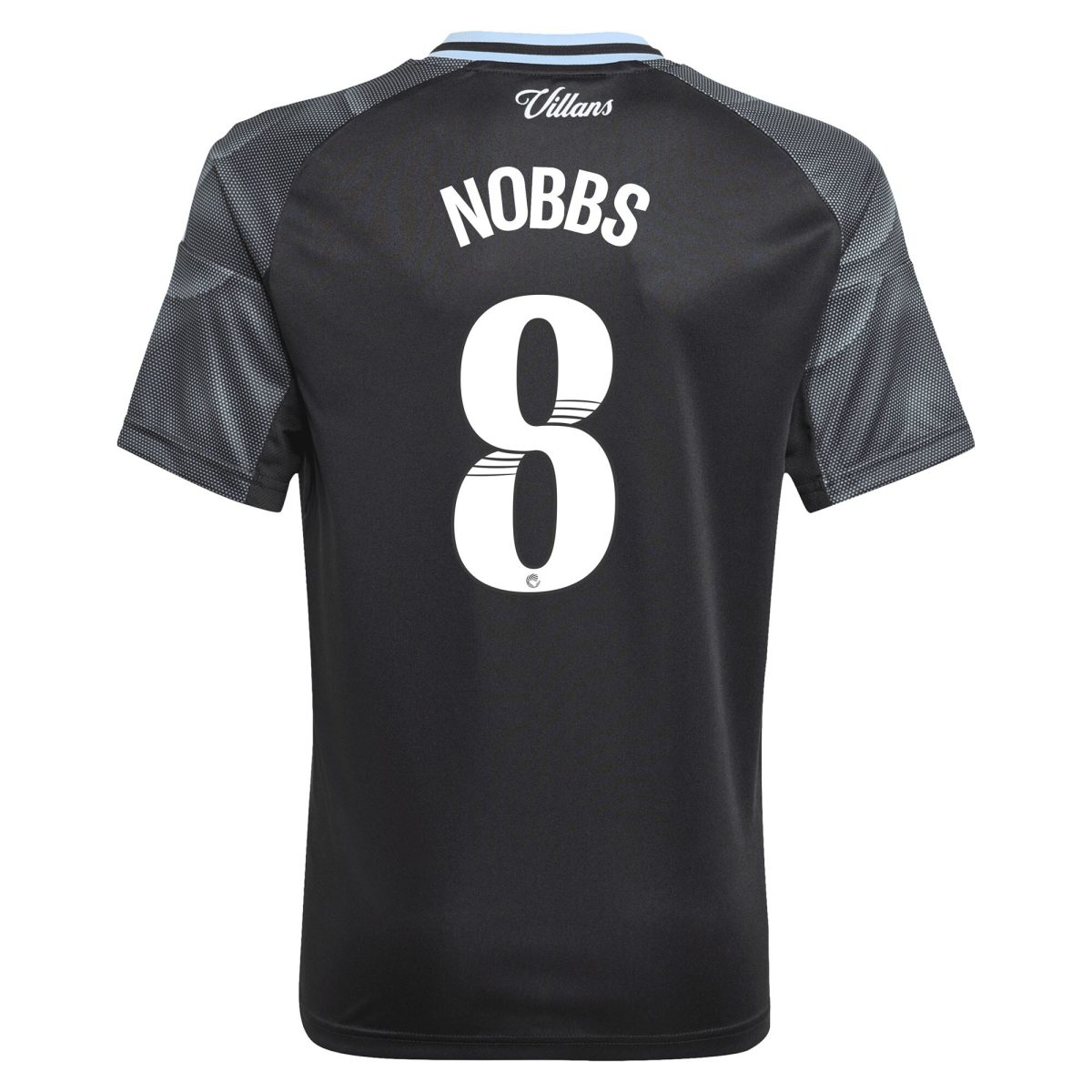 aston villa adidas wsl away shirt 2025-26 – kids with nobbs 8 printing Collection | Official Aston Villa FC Gear Online