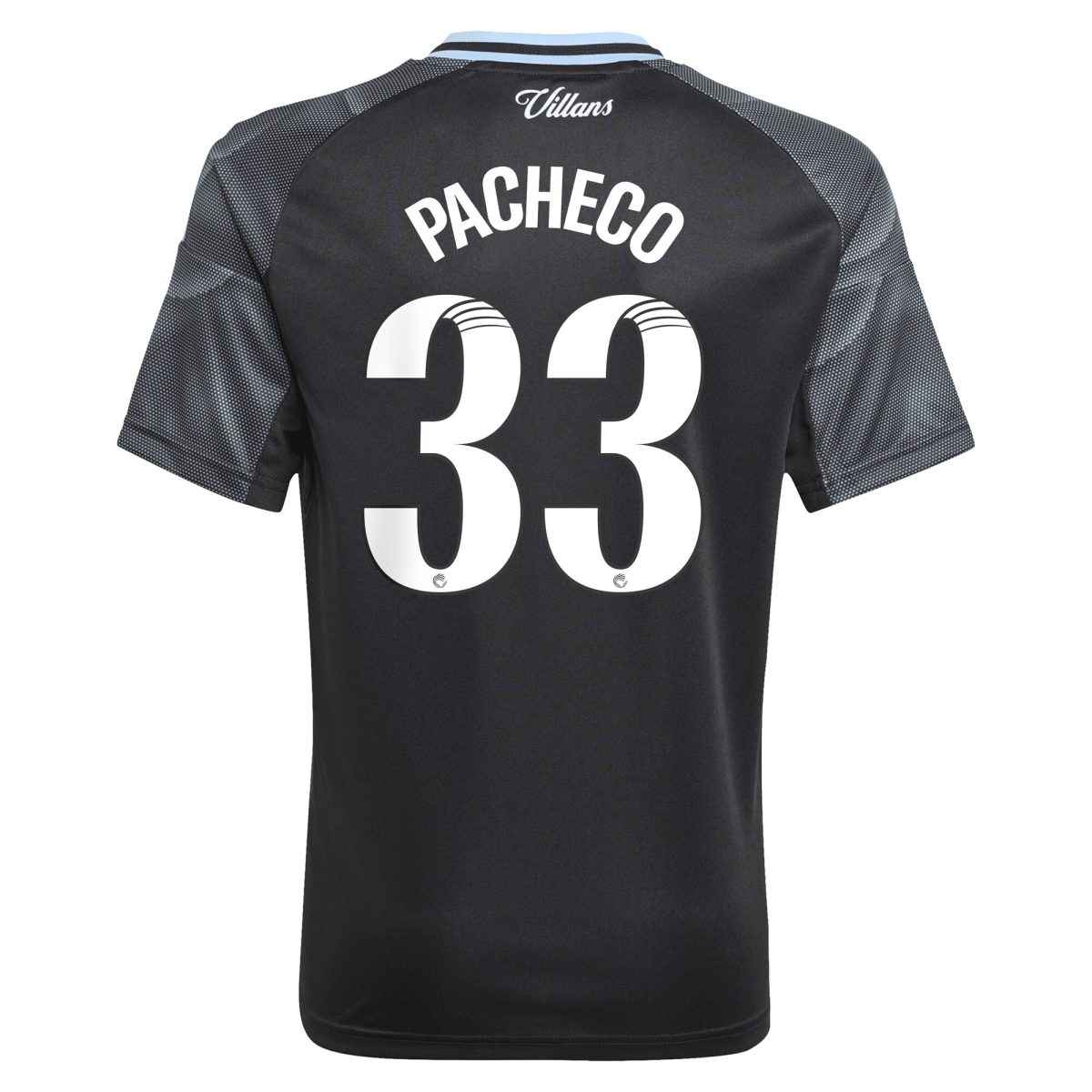 aston villa adidas wsl away shirt 2025-26 – kids with pacheco 33 printing Collection | Official Aston Villa FC Gear Online