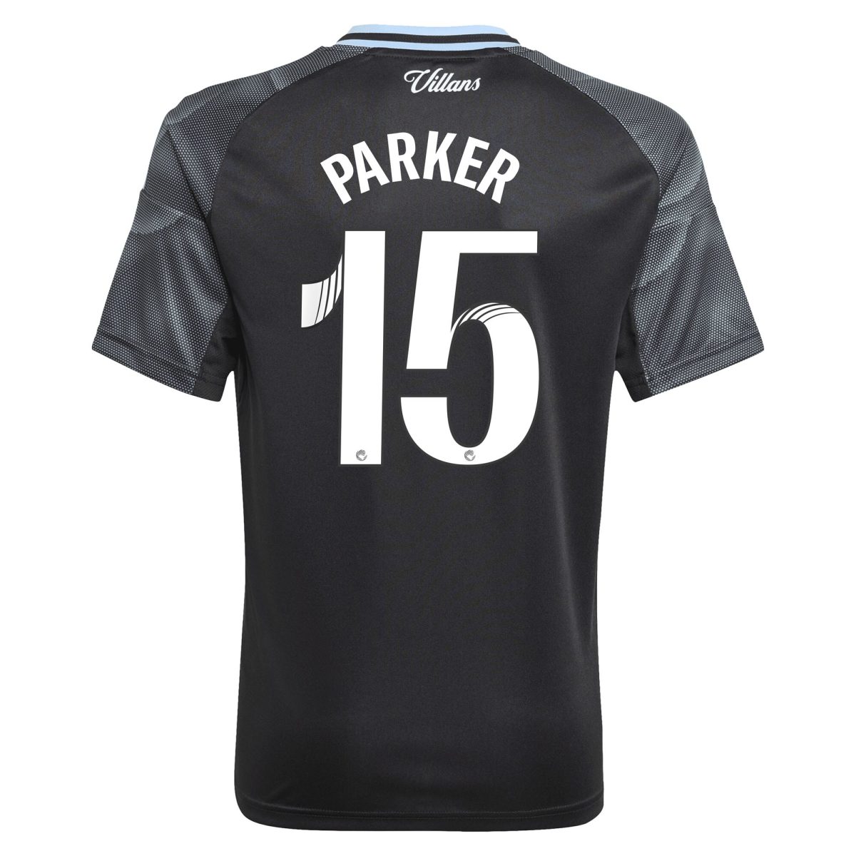 aston villa adidas wsl away shirt 2025-26 – kids with parker 15 printing Collection | Official Aston Villa FC Gear Online