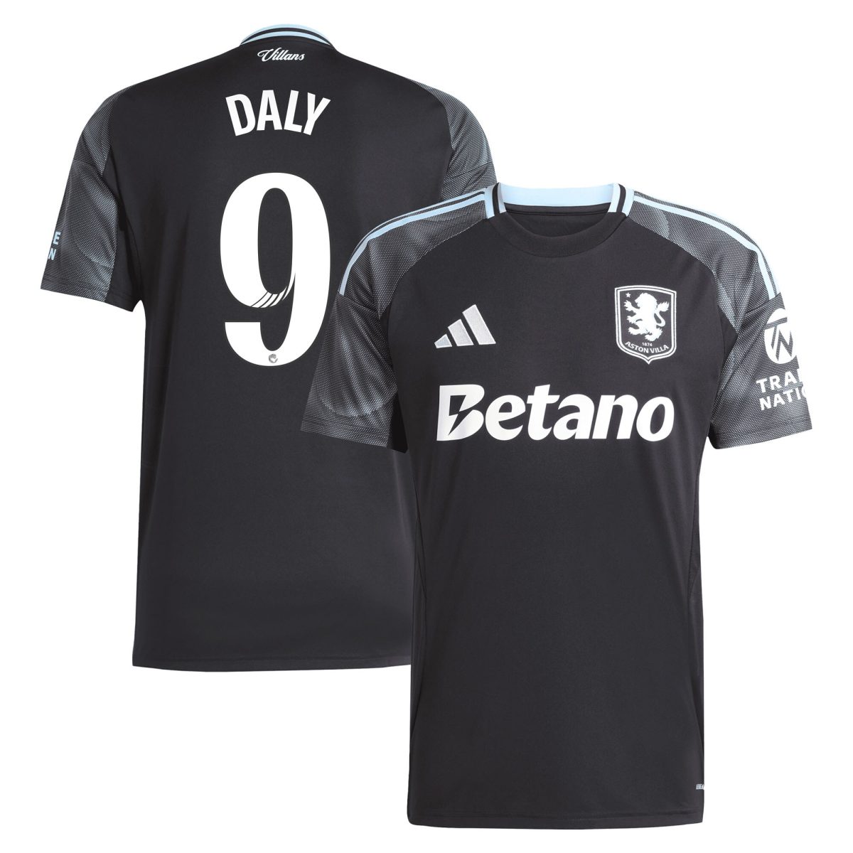 aston villa adidas wsl away shirt 2025-26 with daly 9 printing Collection | Official Aston Villa FC Gear Online
