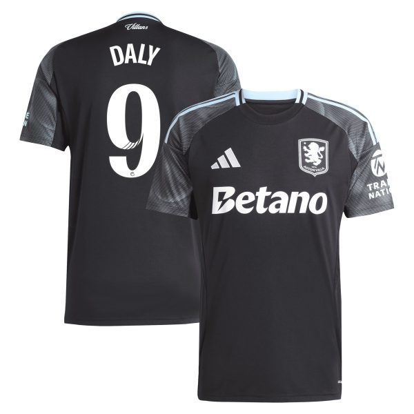 aston villa adidas wsl away shirt 2025-26 with daly 9 printing Collection | Official Aston Villa FC Gear Online
