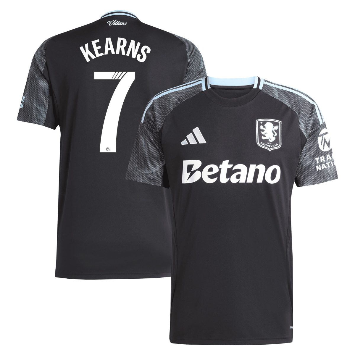 aston villa adidas wsl away shirt 2025-26 with kearns 7 printing Collection | Official Aston Villa FC Gear Online