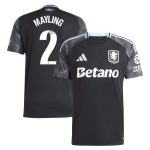 aston villa adidas wsl away shirt 2025-26 with mayling 2 printing Collection | Official Aston Villa FC Gear Online