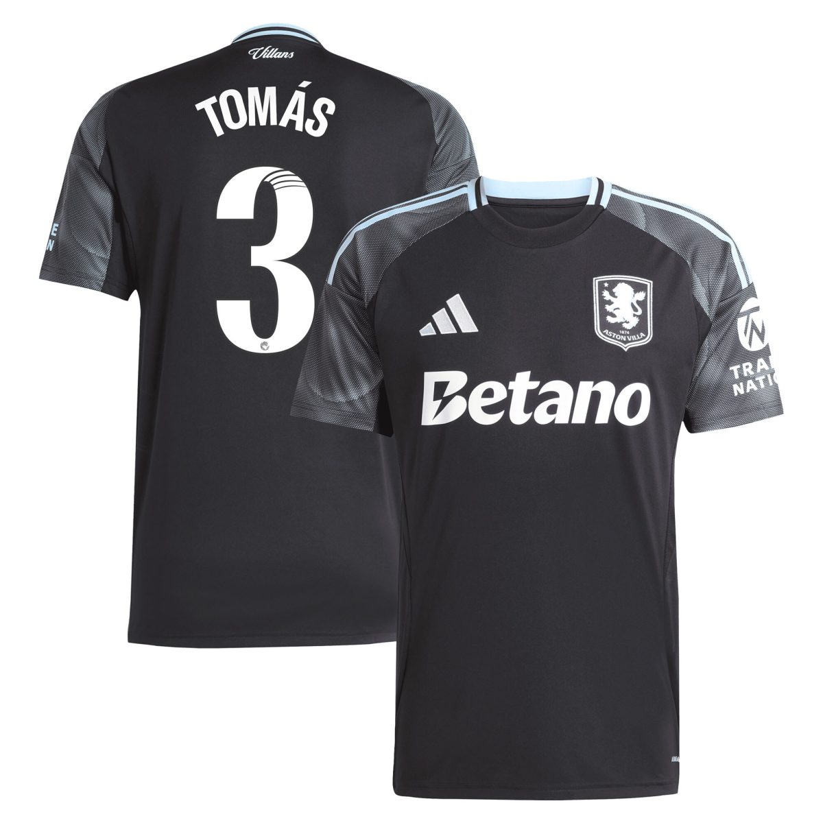 aston villa adidas wsl away shirt 2025-26 with tomás 3 printing Collection | Official Aston Villa FC Gear Online