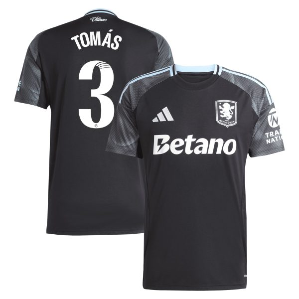 aston villa adidas wsl away shirt 2025-26 with tomás 3 printing Collection | Official Aston Villa FC Gear Online