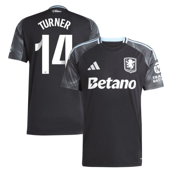 aston villa adidas wsl away shirt 2025-26 with turner 14 printing Collection | Official Aston Villa FC Gear Online