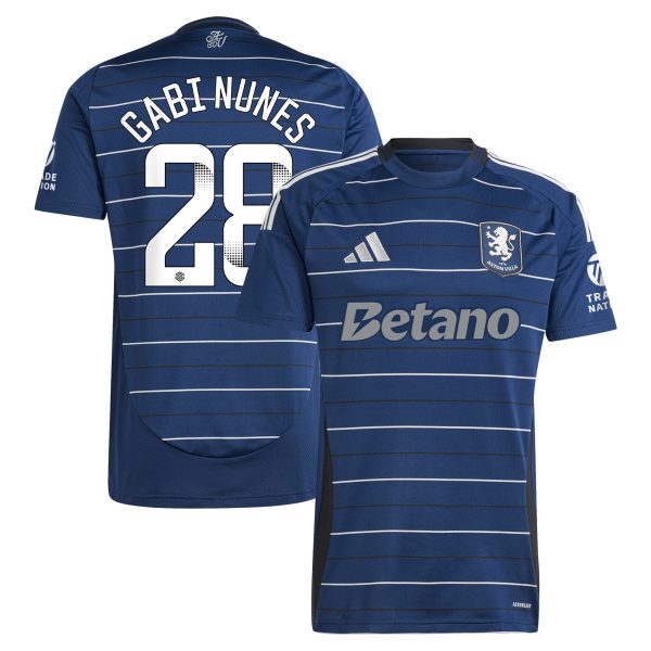 aston villa adidas wsl third shirt 2024-25 with gabi nunes 28 printing Collection | Official Aston Villa FC Gear Online
