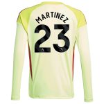 aston villa away goalkeeper shirt 2025-26 – kids with martinez 23 printing Collection | Official Aston Villa FC Gear Online