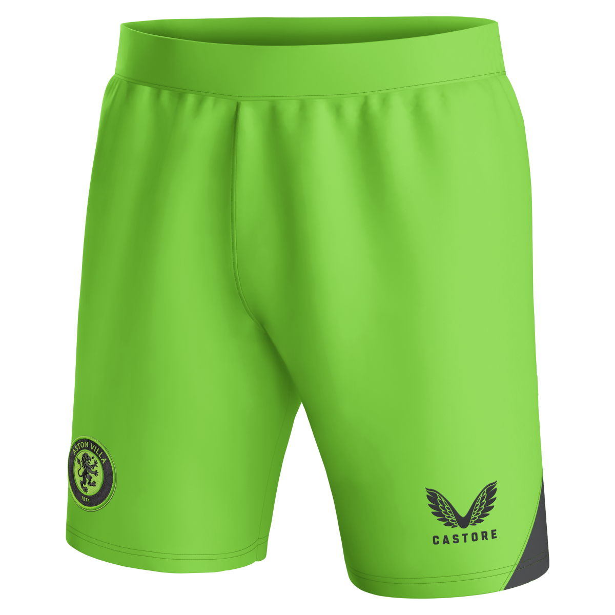 aston villa castore away goalkeeper shorts 2023-24 – kids – 13385917 with custom printing Collection | Official Aston Villa FC Gear Online