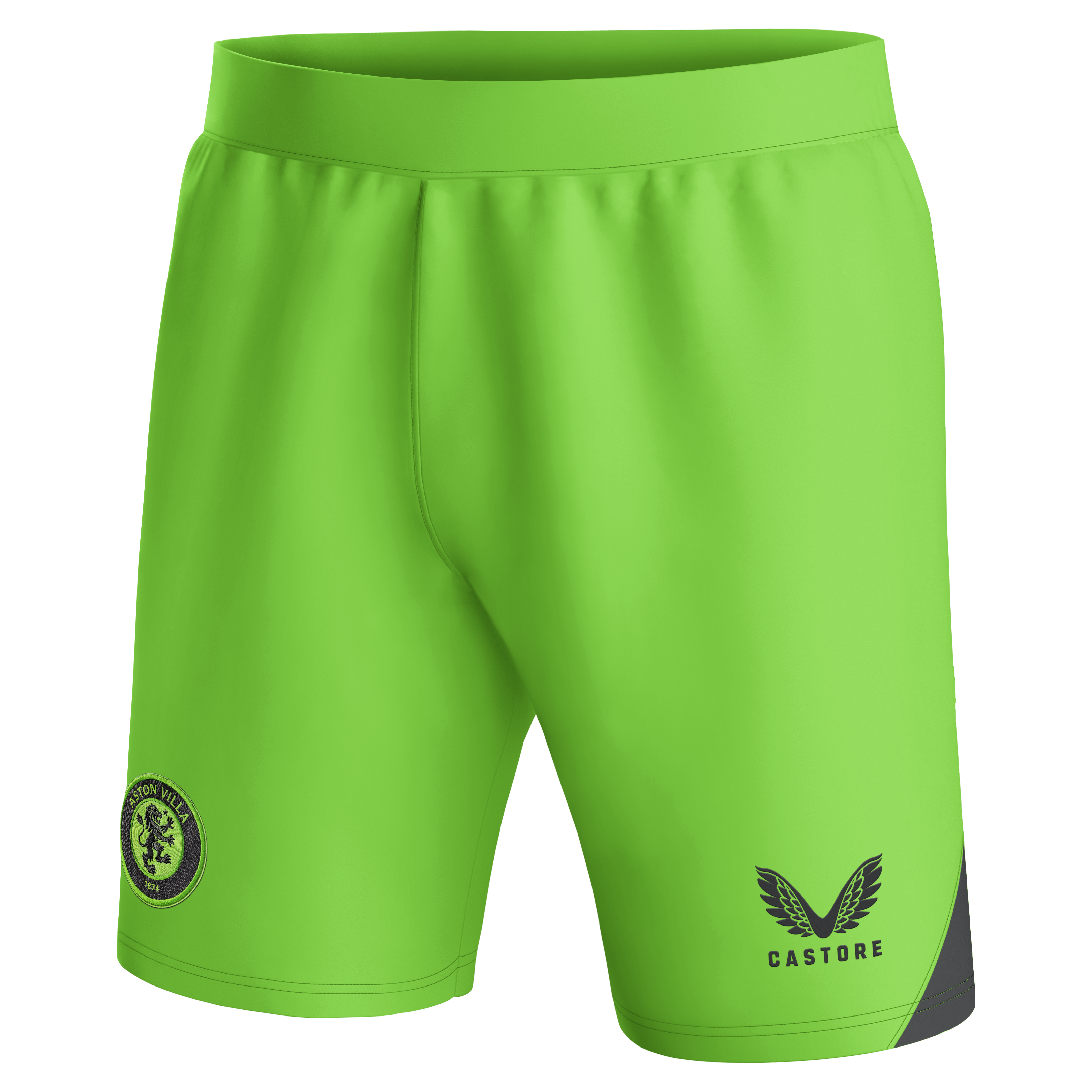 aston villa castore away goalkeeper shorts 2023-24 – kids – 13385917 with custom printing Collection | Official Aston Villa FC Gear Online