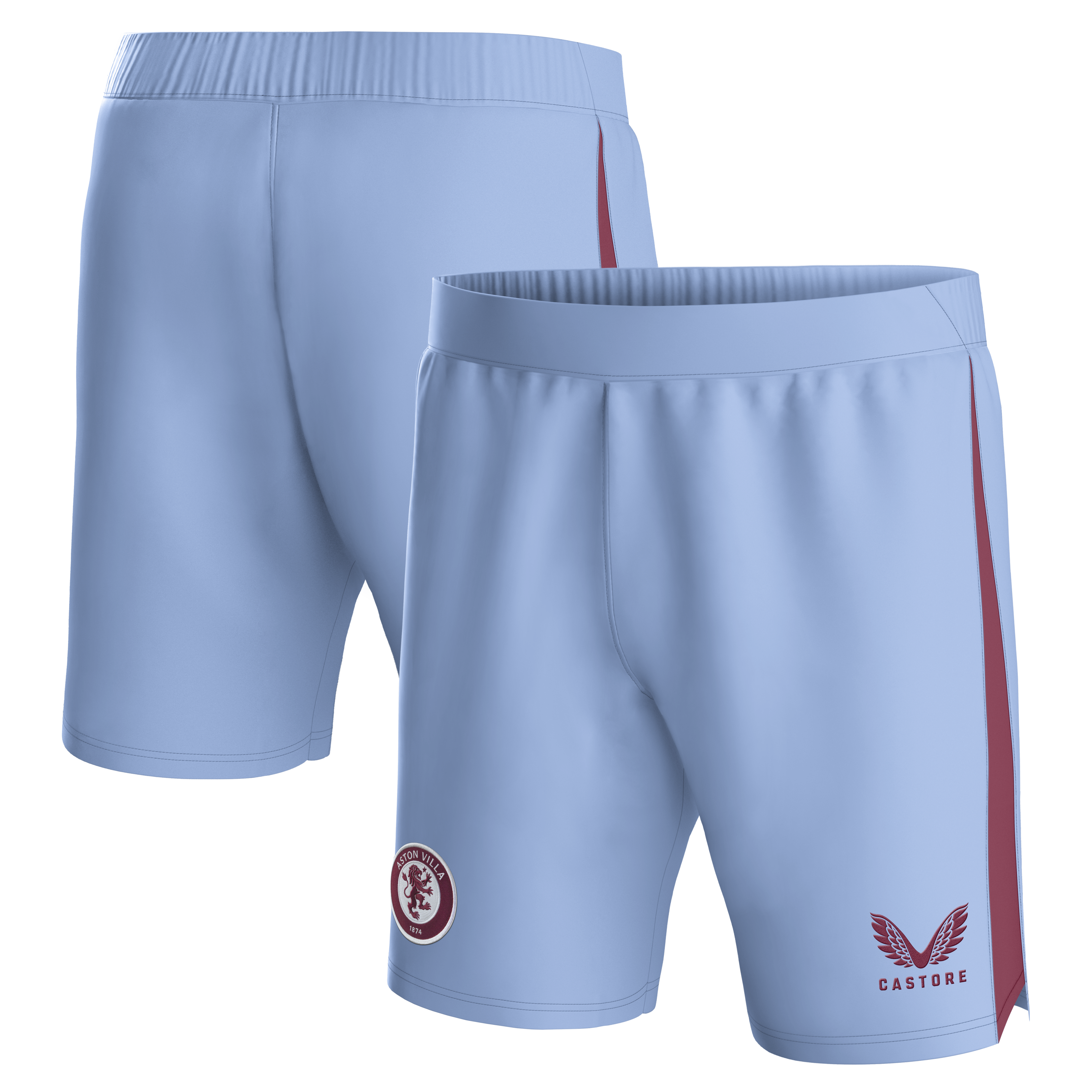 aston villa castore away shorts 2023-24 – kids with custom printing Collection | Official Aston Villa FC Gear Online