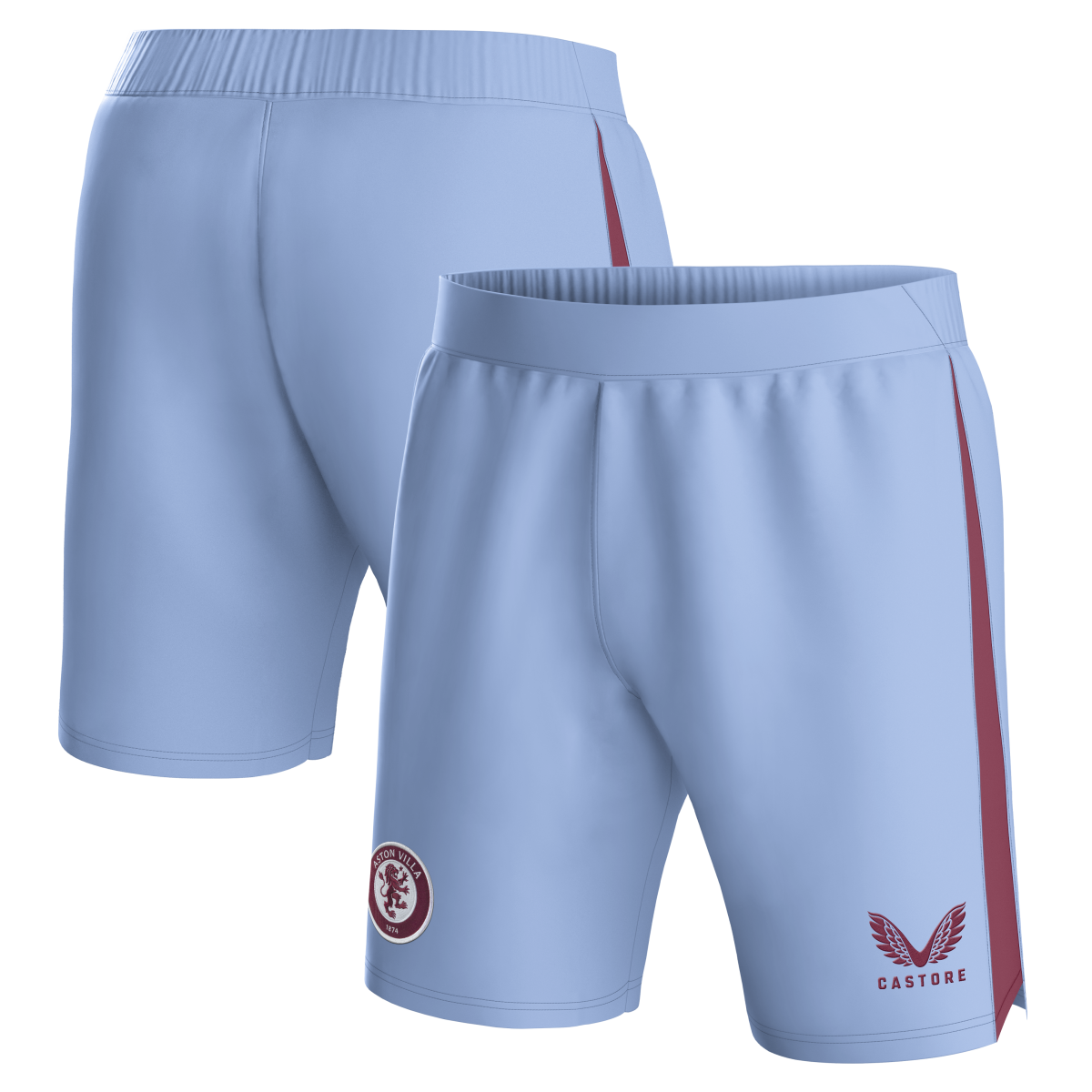 aston villa castore away shorts 2023-24 with custom printing Collection | Official Aston Villa FC Gear Online