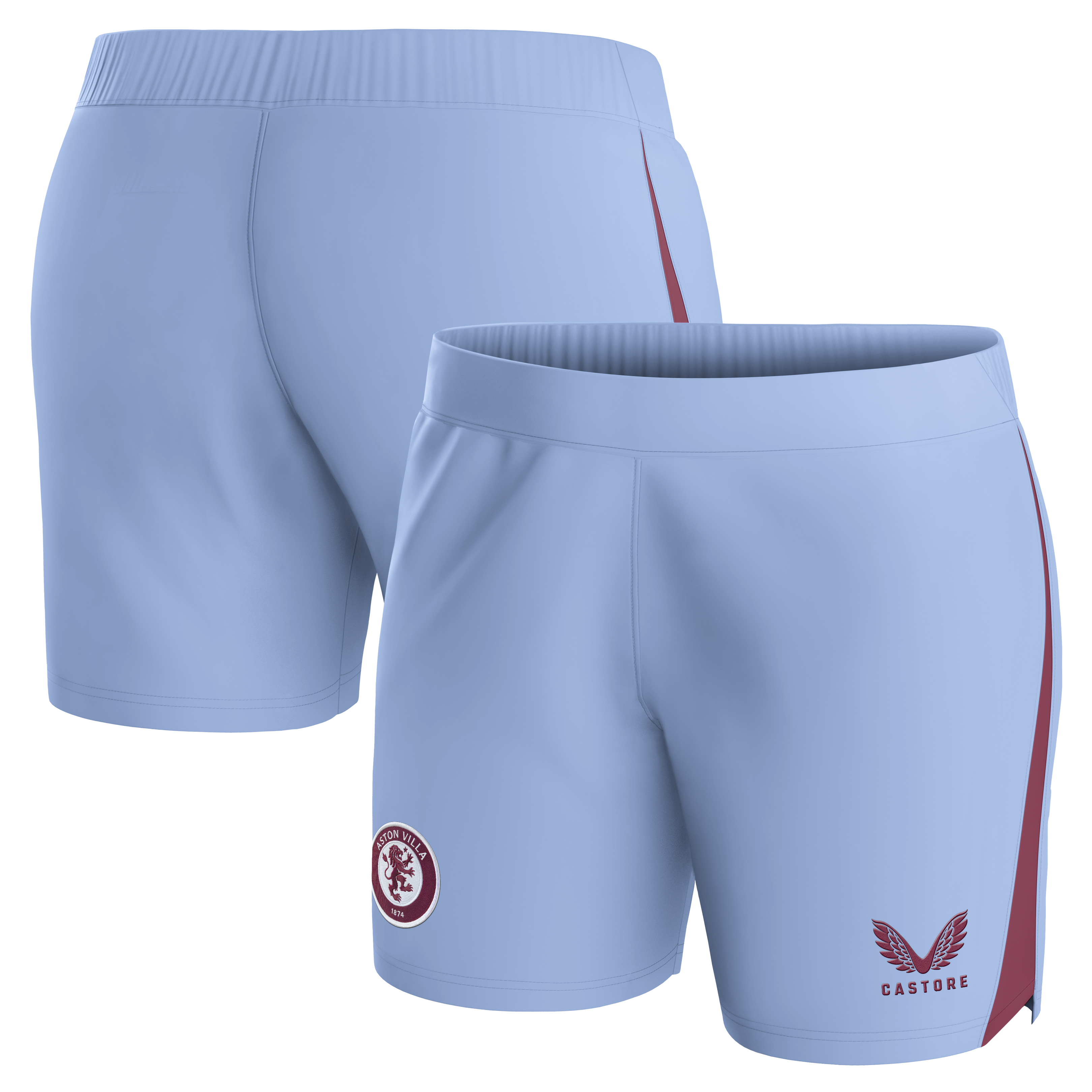 aston villa castore away shorts 2023-24 – womens with custom printing Collection | Official Aston Villa FC Gear Online