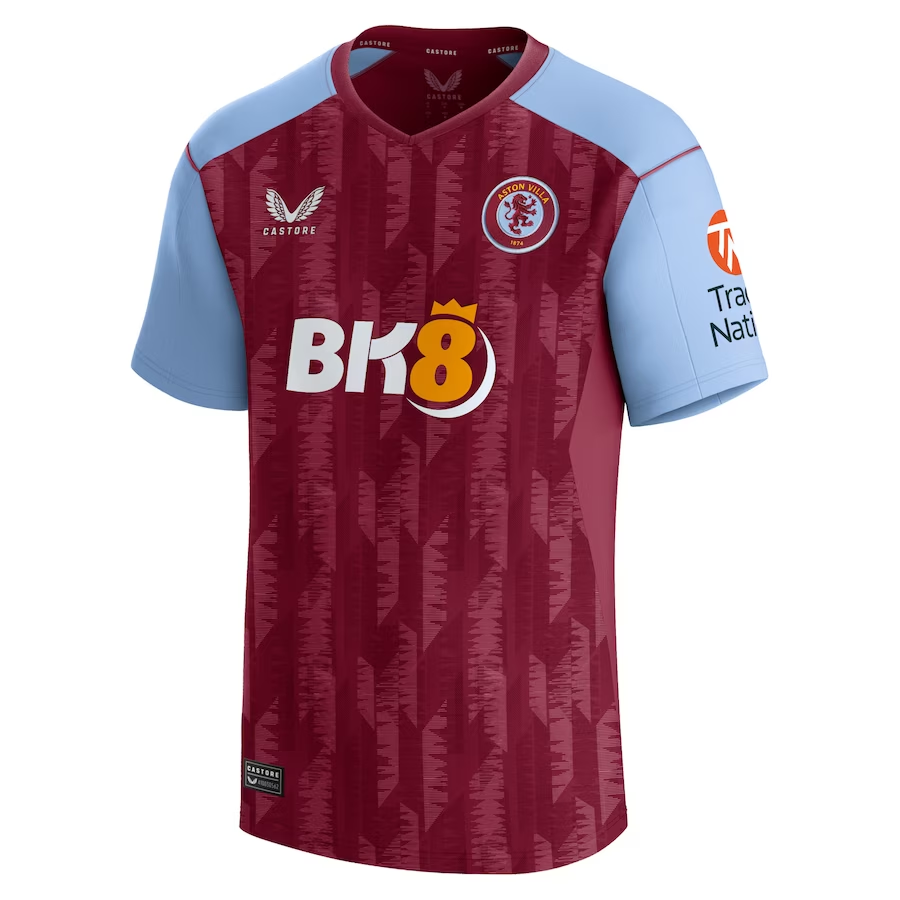 aston villa castore home shirt 2023-24 with custom printing Collection | Official Aston Villa FC Gear Online