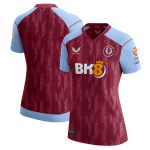 aston villa castore home shirt 2023-24 – womens with custom printing Collection | Official Aston Villa FC Gear Online