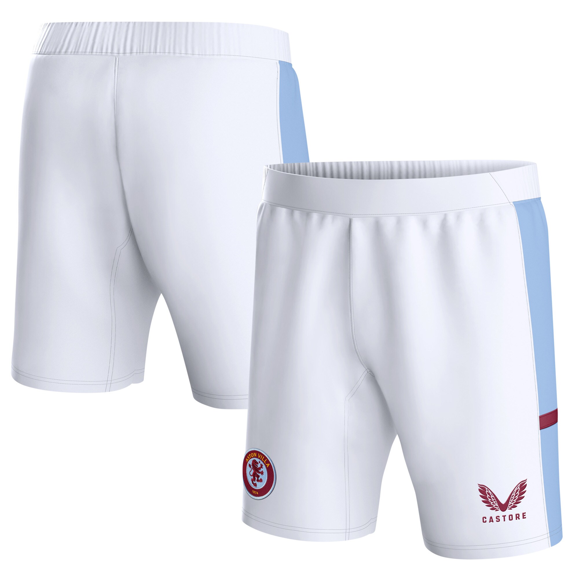 aston villa castore home shorts 2023-24 – kids Collection | Official Aston Villa FC Gear Online
