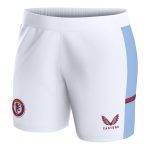 aston villa castore home shorts 2023-24 – womens with custom printing Collection | Official Aston Villa FC Gear Online