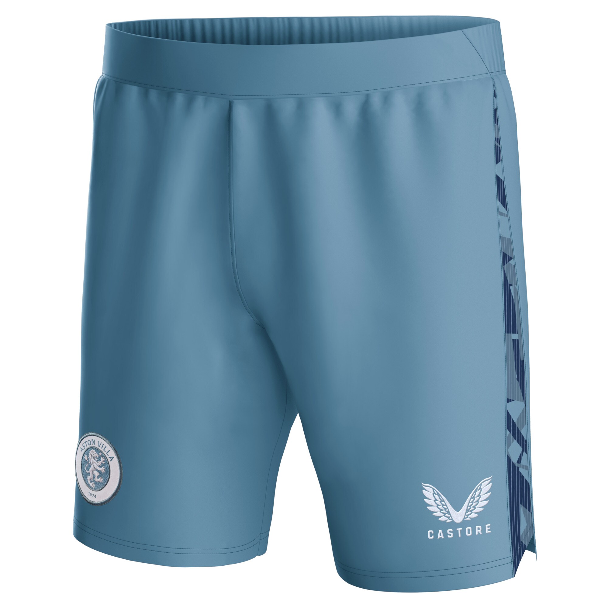 aston villa castore third shorts 2023-24 – kids with custom printing Collection | Official Aston Villa FC Gear Online