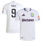 aston villa wsl adidas away authentic shirt 2024-25 with daly 9 printing Collection | Official Aston Villa FC Gear Online
