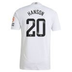aston villa wsl adidas away authentic shirt 2024-25 with hanson 20 printing Collection | Official Aston Villa FC Gear Online