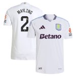 aston villa wsl adidas away authentic shirt 2024-25 with mayling 2 printing Collection | Official Aston Villa FC Gear Online