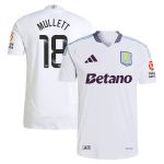 aston villa wsl adidas away authentic shirt 2024-25 with mullett 18 printing Collection | Official Aston Villa FC Gear Online