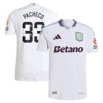 aston villa wsl adidas away authentic shirt 2024-25 with pacheco 33 printing Collection | Official Aston Villa FC Gear Online