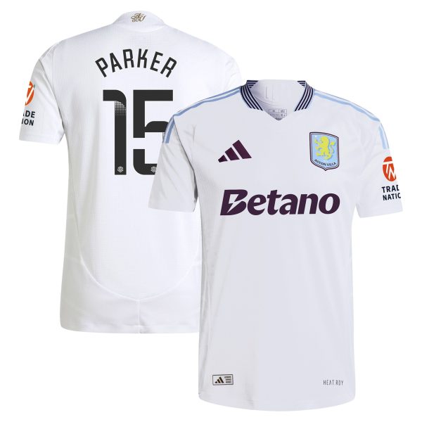 aston villa wsl adidas away authentic shirt 2024-25 with parker 15 printing Collection | Official Aston Villa FC Gear Online