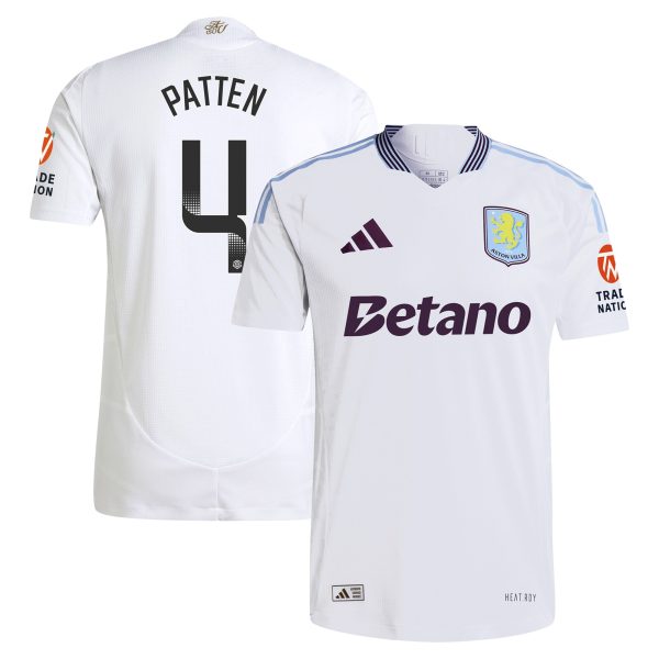 aston villa wsl adidas away authentic shirt 2024-25 with patten 4 printing Collection | Official Aston Villa FC Gear Online