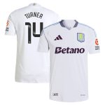 aston villa wsl adidas away authentic shirt 2024-25 with turner 14 printing Collection | Official Aston Villa FC Gear Online