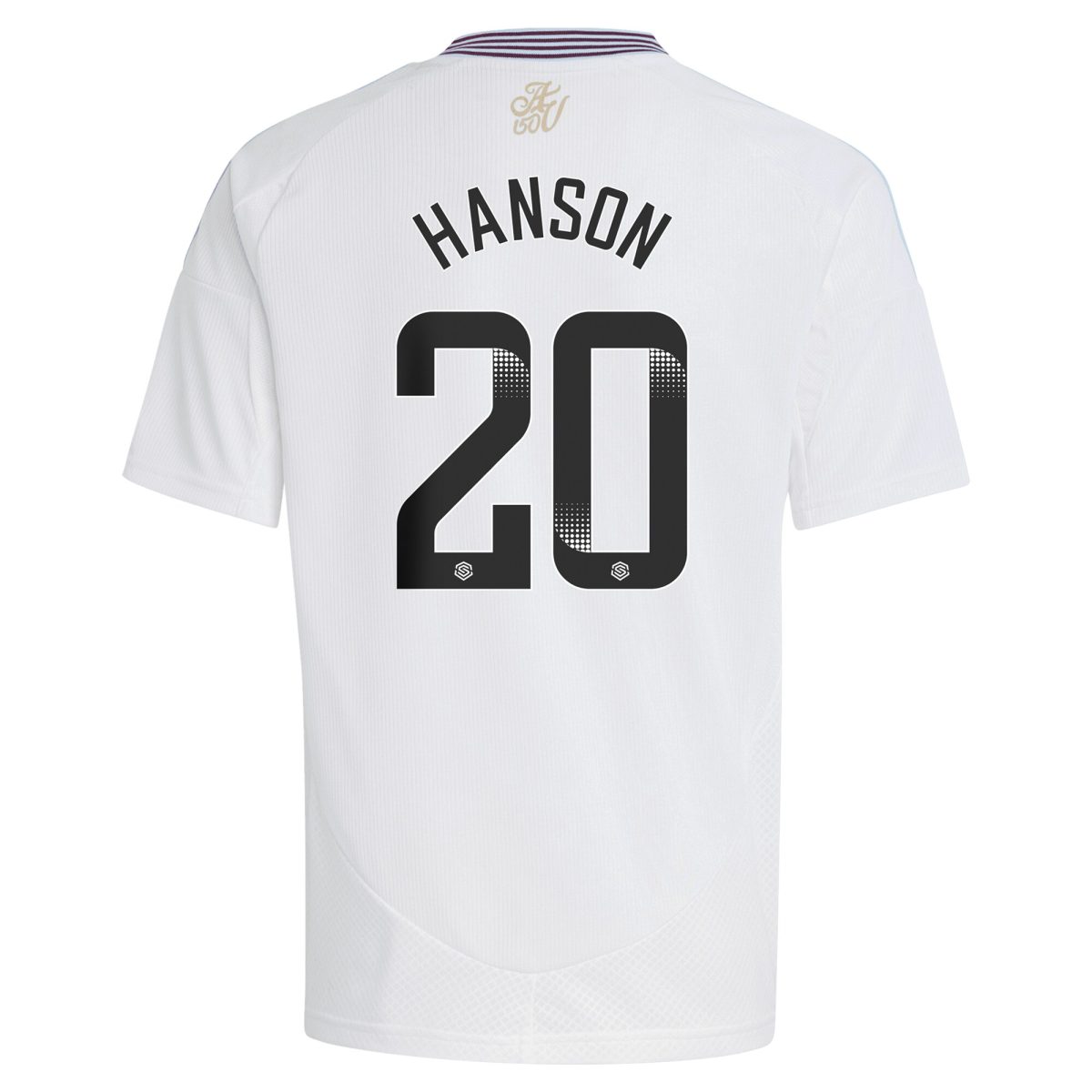 aston villa wsl adidas away shirt 2024-25 – kids with hanson 20 printing Collection | Official Aston Villa FC Gear Online