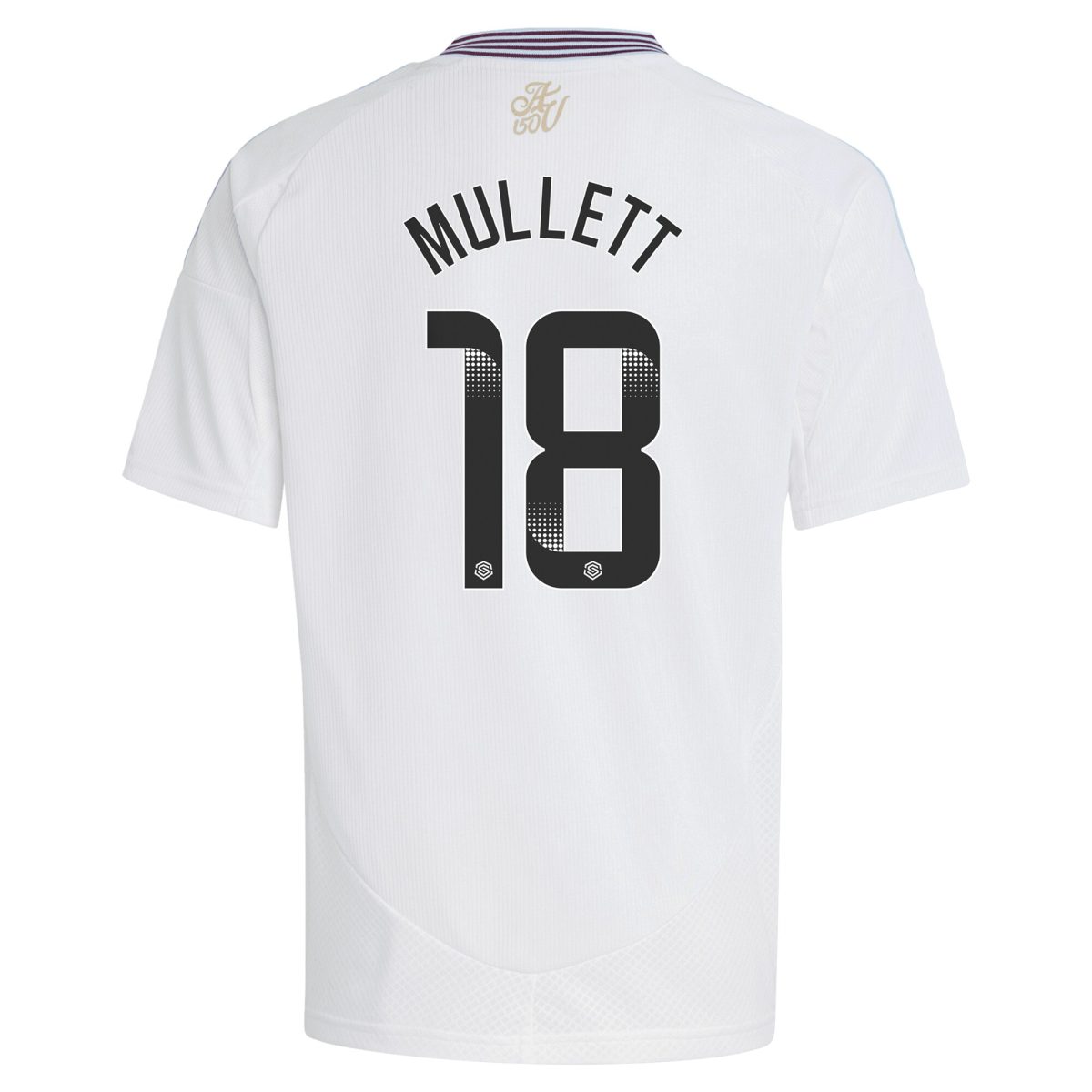aston villa wsl adidas away shirt 2024-25 – kids with mullett 18 printing Collection | Official Aston Villa FC Gear Online