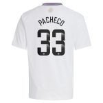aston villa wsl adidas away shirt 2024-25 – kids with pacheco 33 printing Collection | Official Aston Villa FC Gear Online