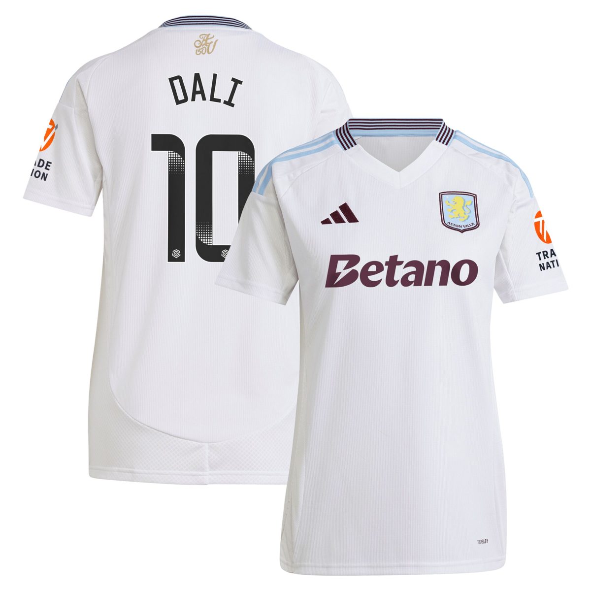 aston villa wsl adidas away shirt 2024-25 – womens with dali 10 printing Collection | Official Aston Villa FC Gear Online