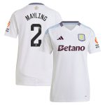 aston villa wsl adidas away shirt 2024-25 – womens with mayling 2 printing Collection | Official Aston Villa FC Gear Online