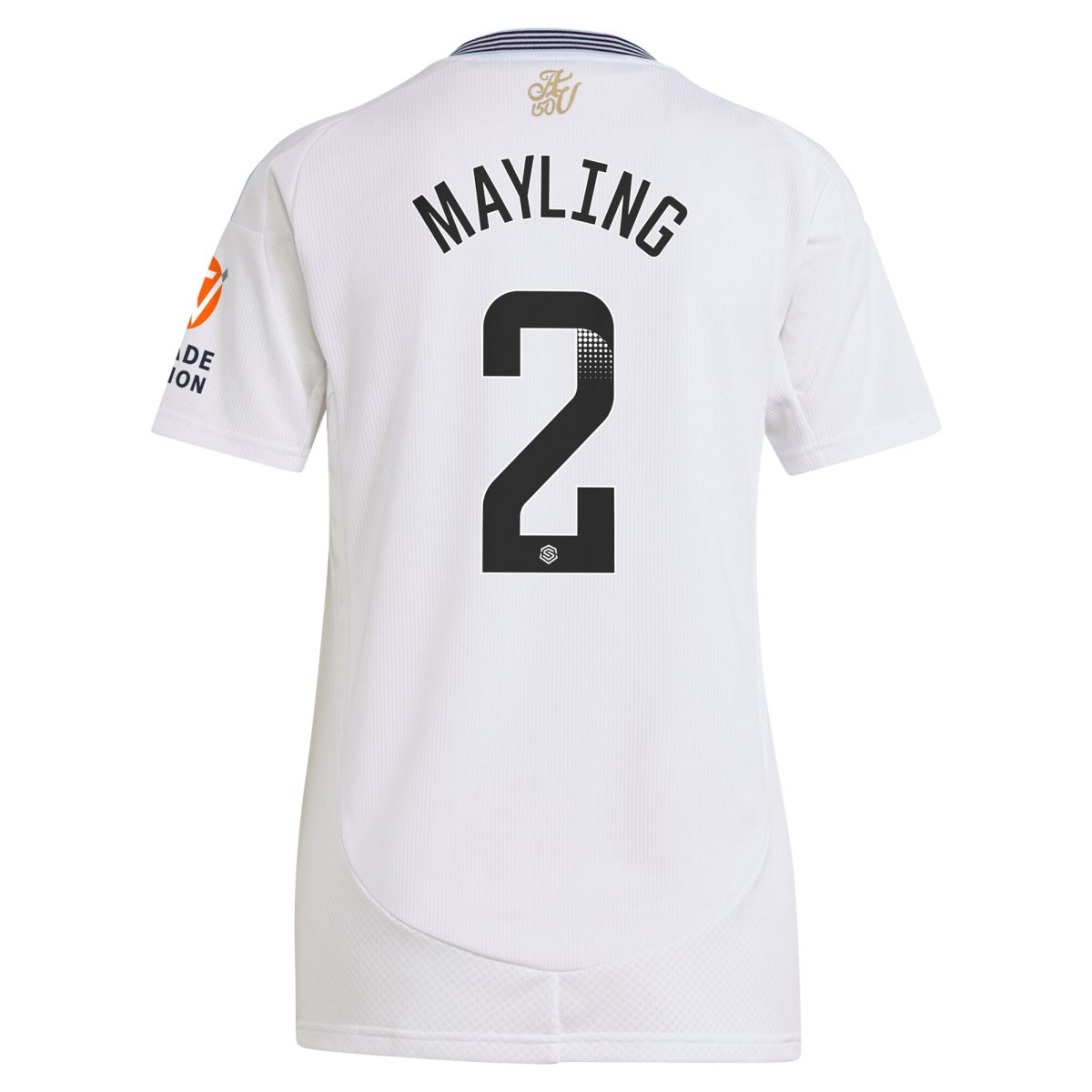 aston villa wsl adidas away shirt 2024-25 – womens with mayling 2 printing Collection | Official Aston Villa FC Gear Online