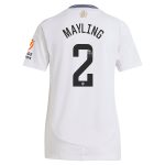 aston villa wsl adidas away shirt 2024-25 – womens with mayling 2 printing Collection | Official Aston Villa FC Gear Online
