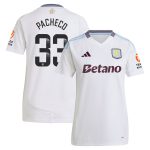 aston villa wsl adidas away shirt 2024-25 – womens with pacheco 33 printing Collection | Official Aston Villa FC Gear Online