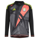 aston villa wsl adidas goalkeeper shirt 2024-25 – long sleeve – kids with d8217angelo 1 printing Collection | Official Aston Villa FC Gear Online