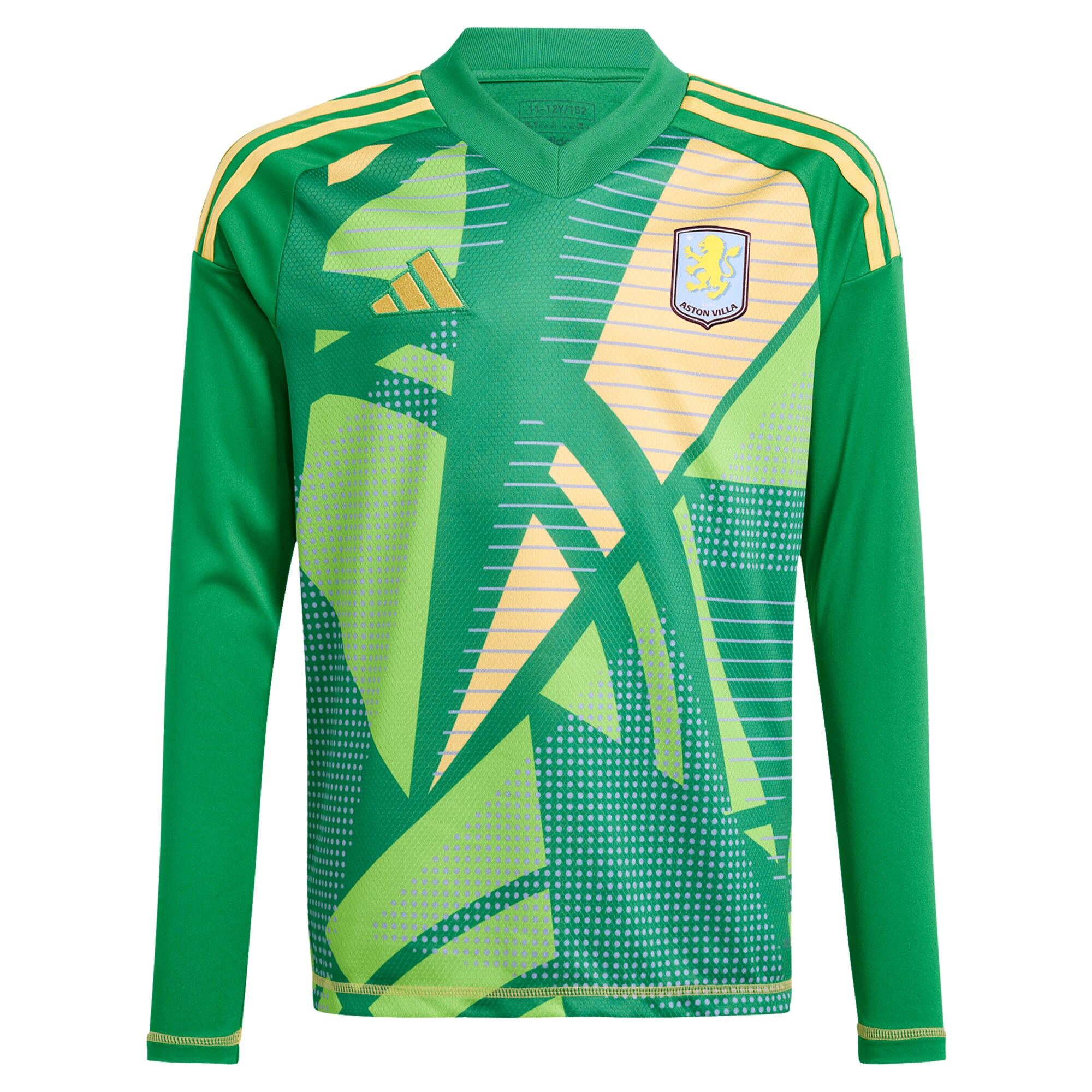 aston villa wsl adidas goalkeeper shirt 2024-25 – long sleeve – kids with dangelo 1 printing – 202712206-01 Collection | Official Aston Villa FC Gear Online